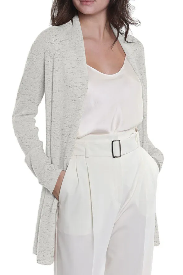 100% Cashmere Open Cardigan