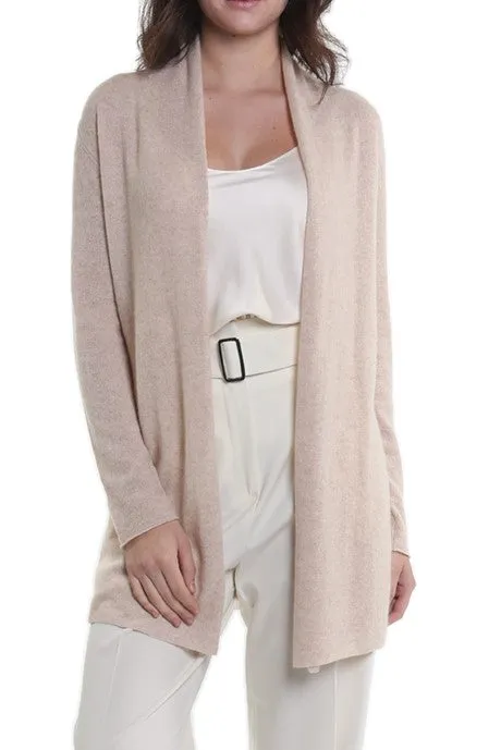 100% Cashmere Open Cardigan