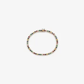 14Kt Gold Gemstone Bracelet