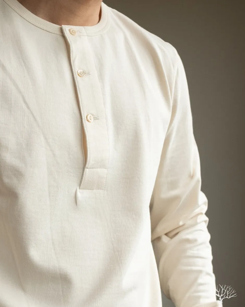 206 Long Sleeve Henley - Nature