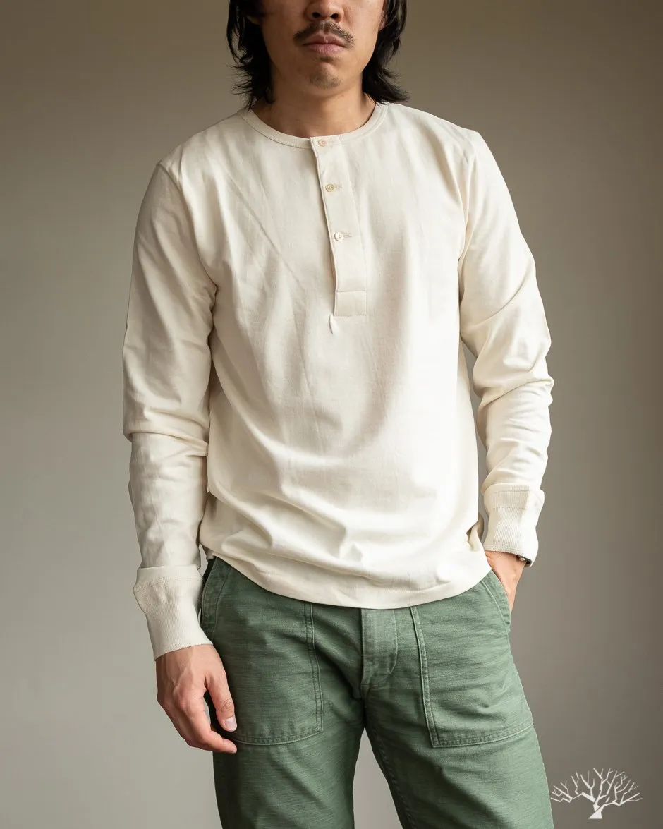 206 Long Sleeve Henley - Nature