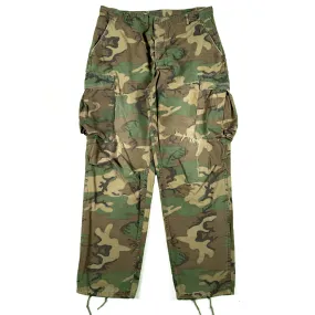 70s Jungle Camo Cargo Pants- 28"-34"x30