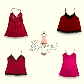 90s Scarlet Romance Silk Cami - 13 Pieces ( BC-10-47 )