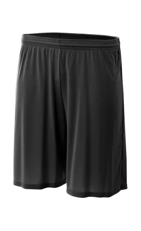 A4 Mens Moisture Wicking Performance Shorts - Black