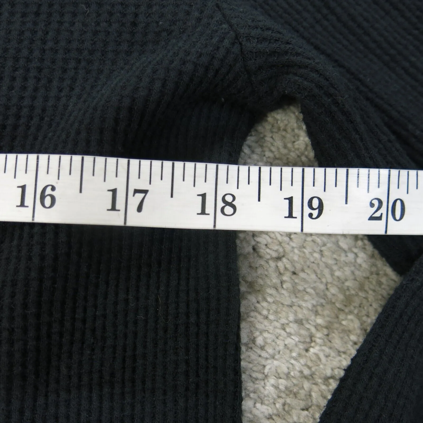 Abercrombie & Fitch Shirt Mens M Black Long Sleeve Casual Outdoors Henley Tee