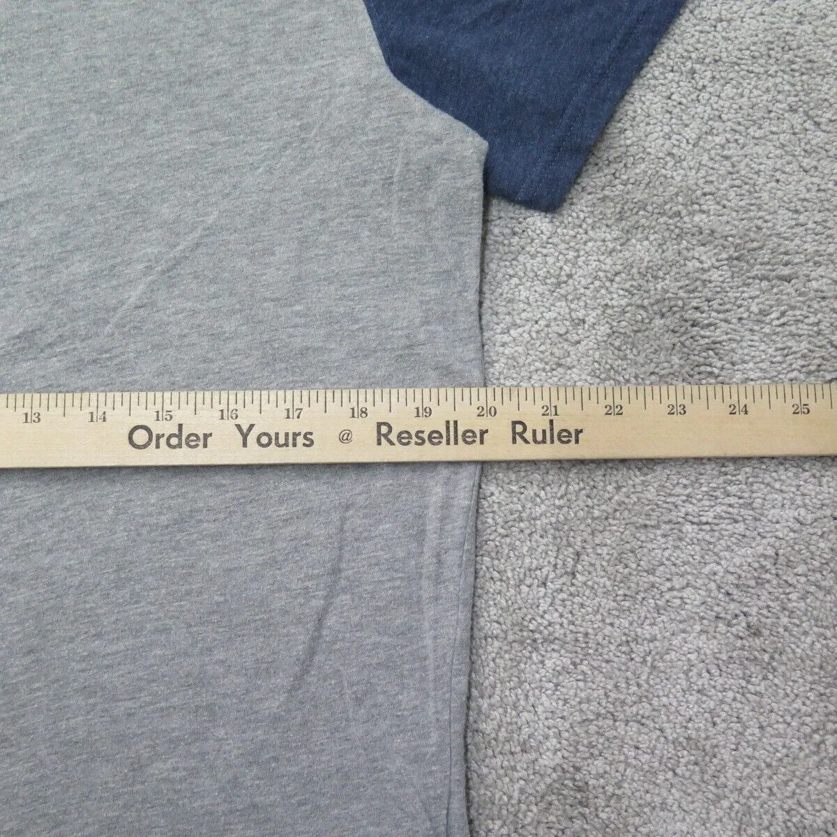 Abercrombie & Fitch Shirt Mens Medium Gray Henley Neck Tee Short Sleeve Outdoor
