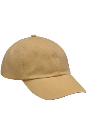Adams Mens Adjustable Hat - Mustard Yellow