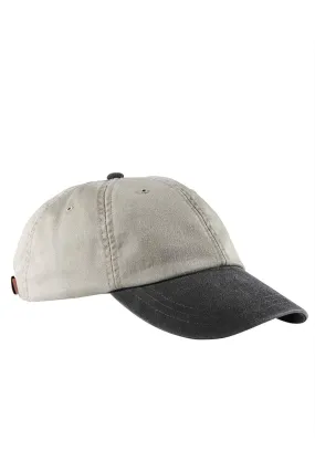 Adams Mens Adjustable Hat - Stone Grey/Black