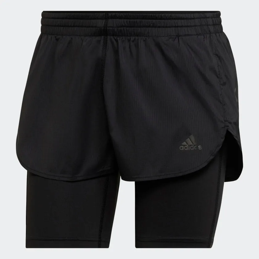 Adidas Run Fast Women's  2in1 Running Shorts