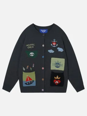 Aelfric Eden Embroidery Knit Cardigan