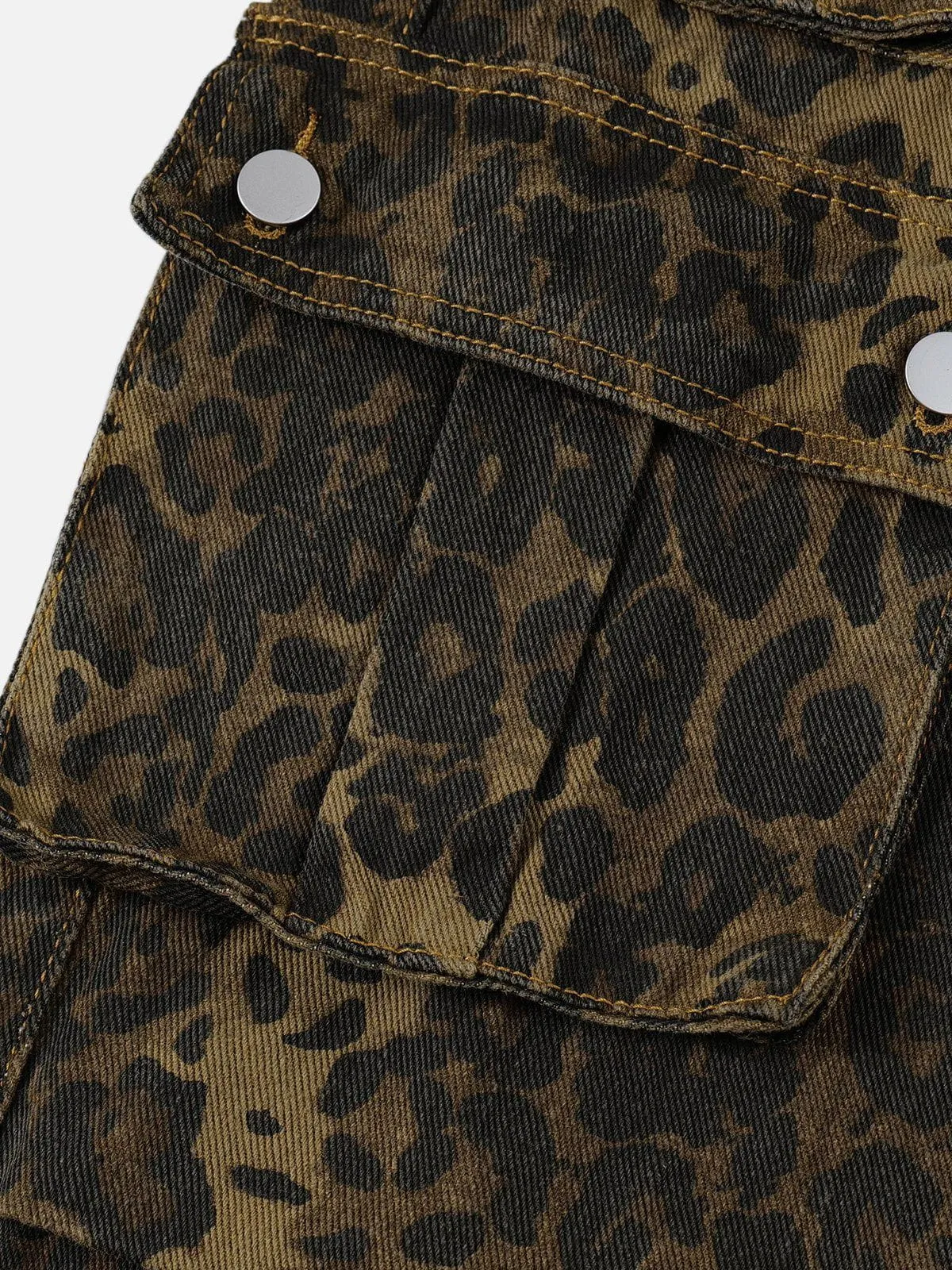 Aelfric Eden Leopard Print Cargo Pants