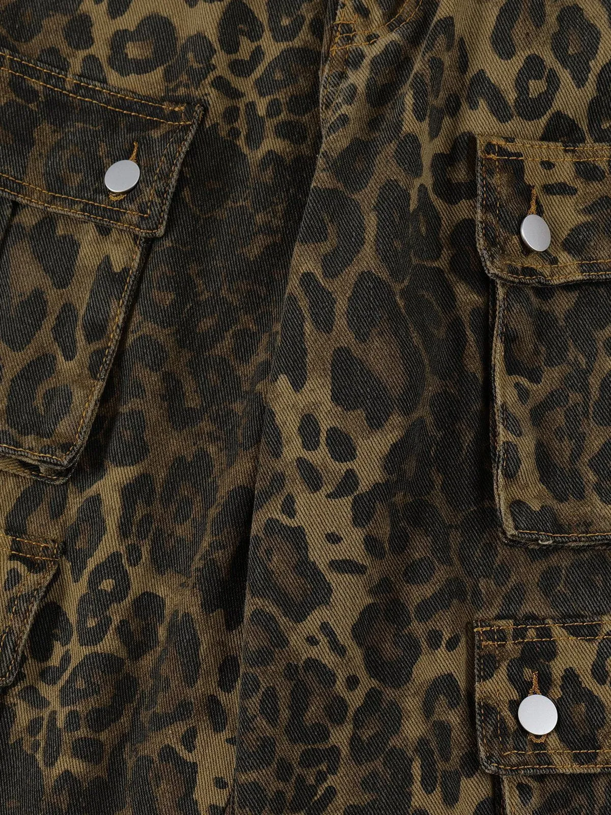 Aelfric Eden Leopard Print Cargo Pants