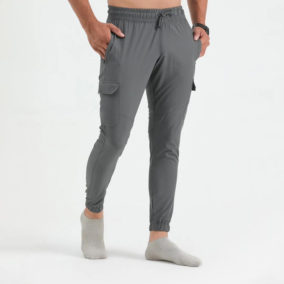 AGILE 2.0 STRETCH MICRO CARGO TROUSER PANTS FOR MEN
