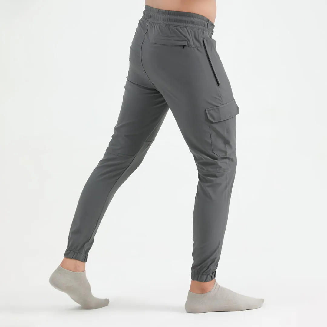 AGILE 2.0 STRETCH MICRO CARGO TROUSER PANTS FOR MEN