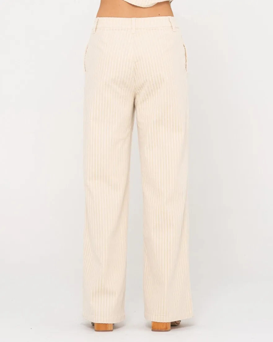 Amanda High Waisted Wide Leg Cord Pant