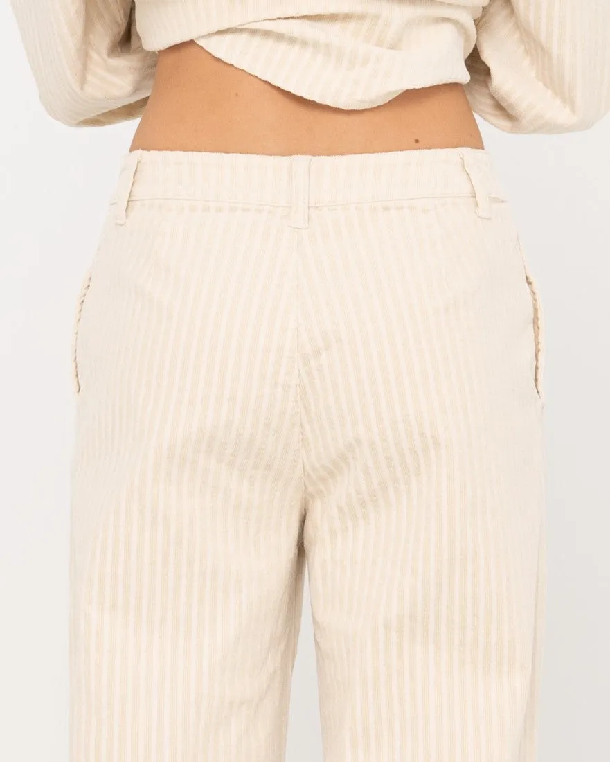 Amanda High Waisted Wide Leg Cord Pant
