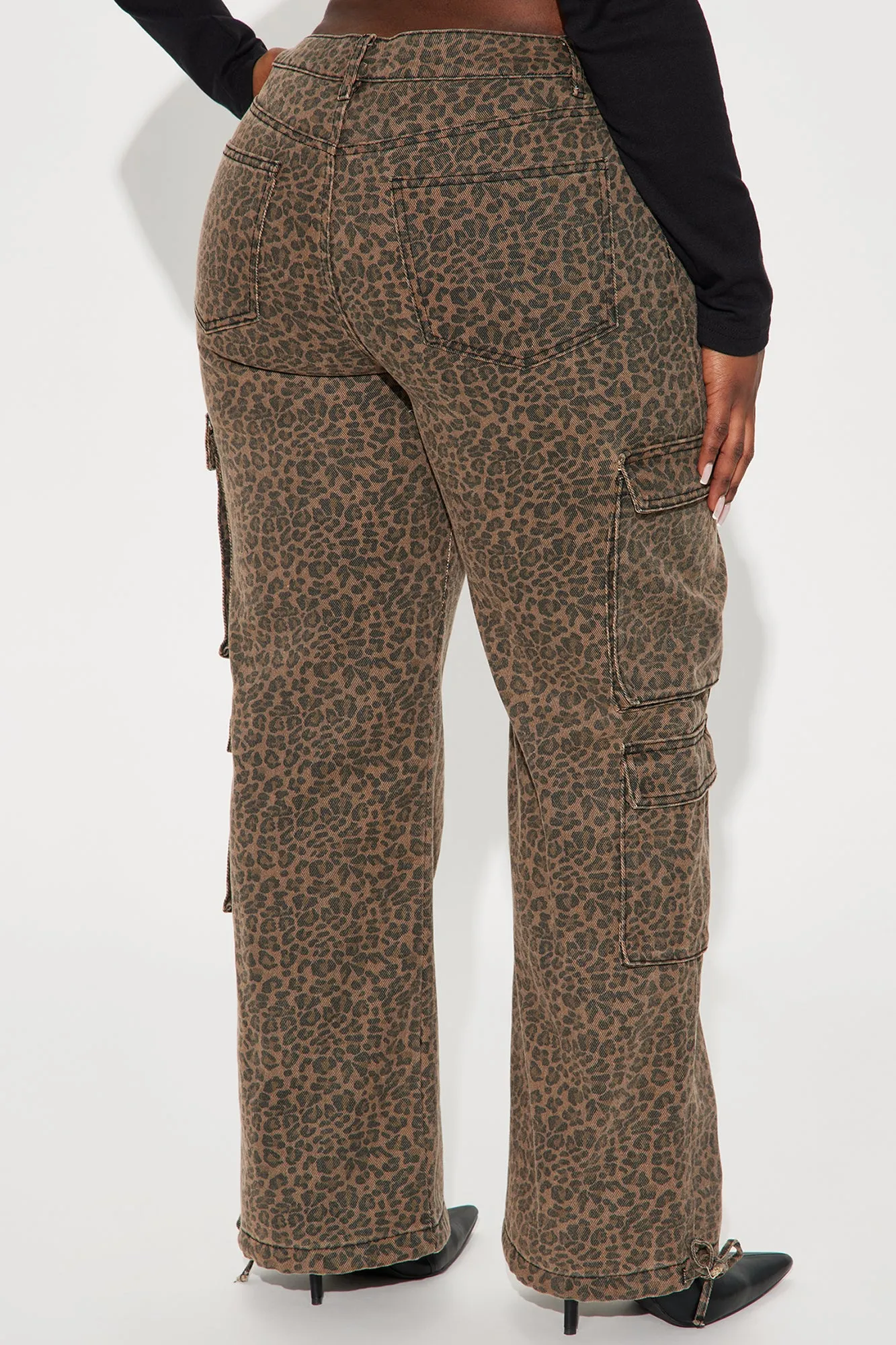 Anastasia Leopard Jogger - Brown/combo