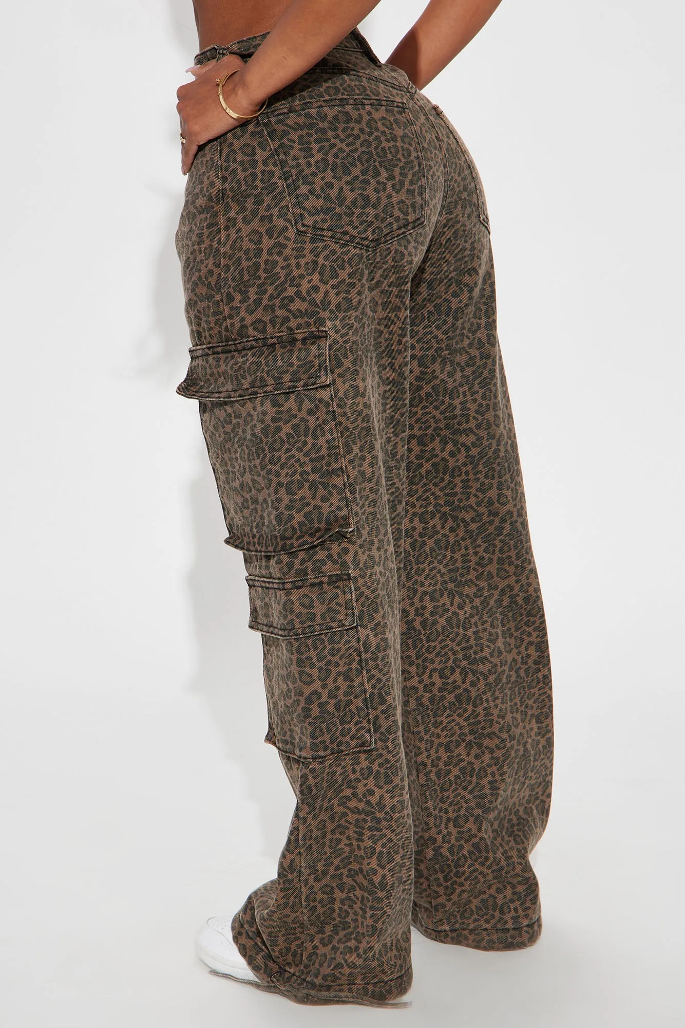 Anastasia Leopard Jogger - Brown/combo