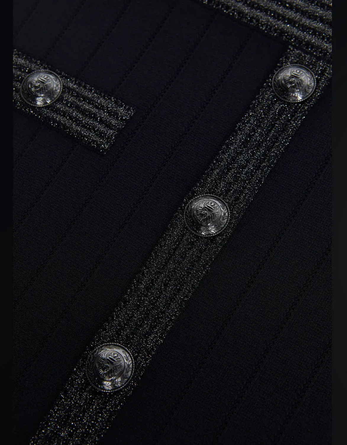 Anissa Button-Front Dress