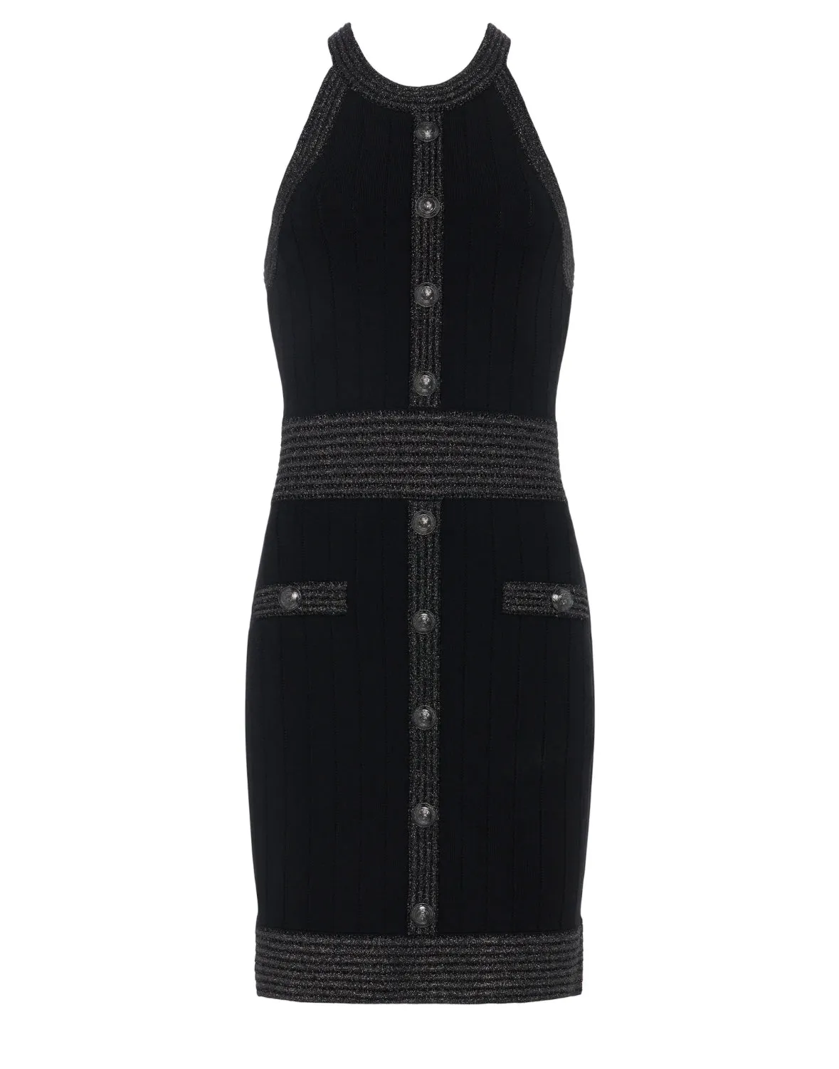Anissa Button-Front Dress
