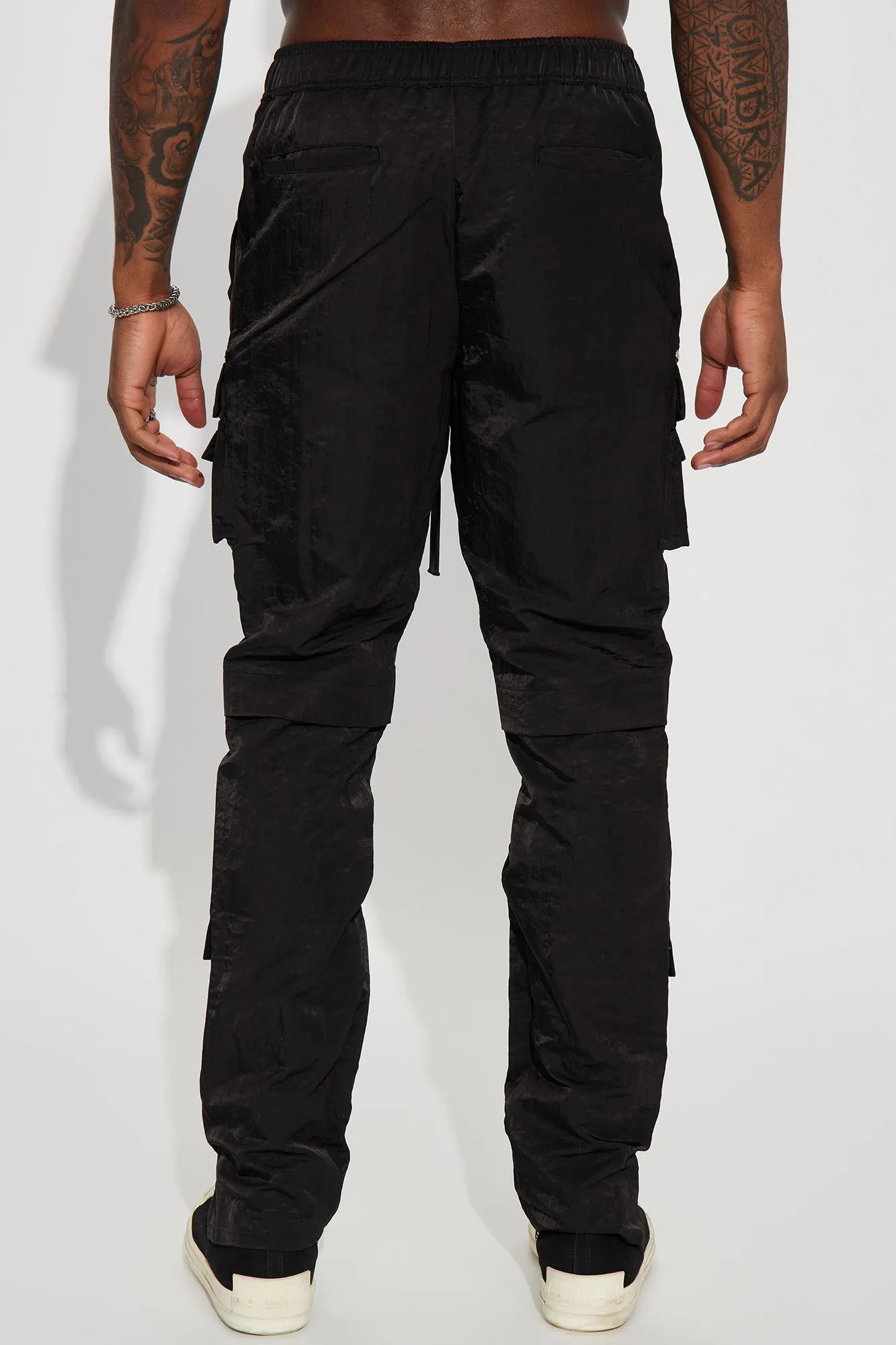 As It Was Nylon Cargo Pants - Black