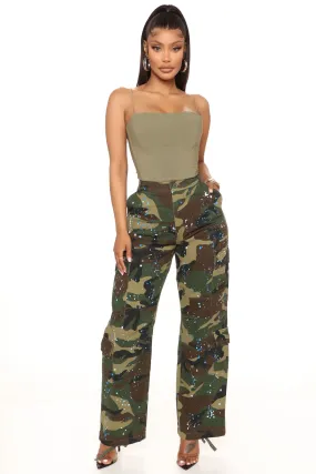 Attention On Me Cargo Pant 30 - Camouflage