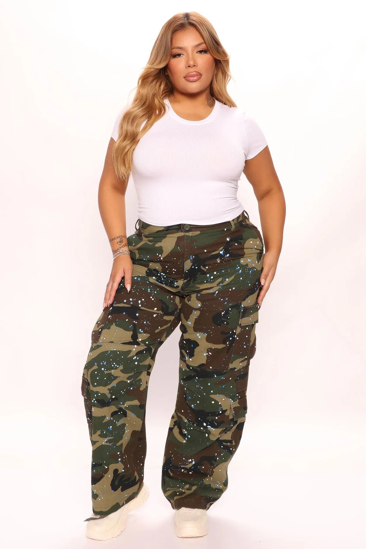 Attention On Me Cargo Pant 30 - Camouflage