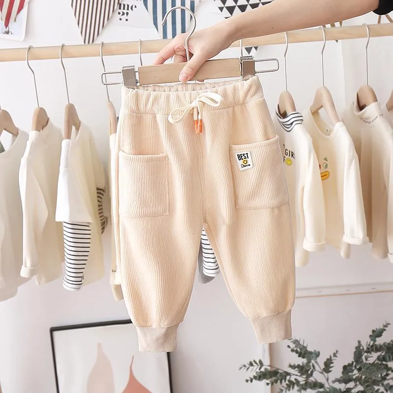 Autumn and winter wear children's corduroy pants