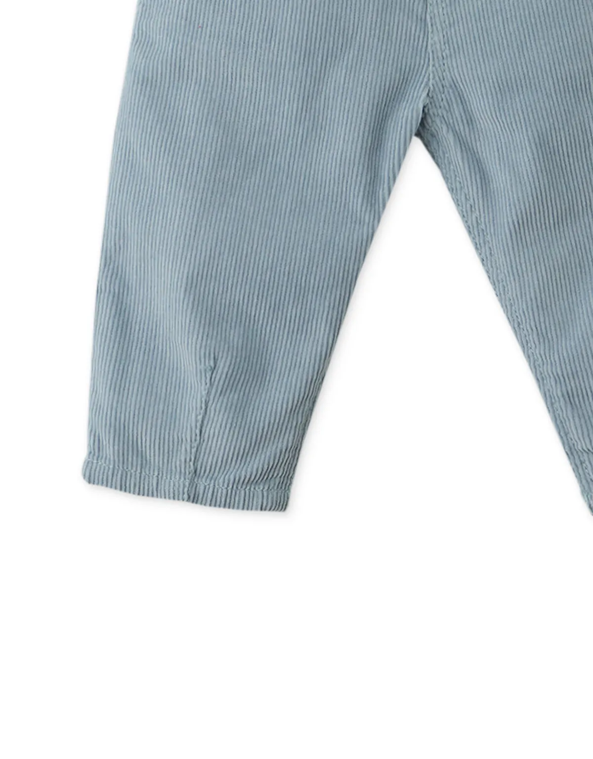 BABY GIRLS BALLOON FIT CORDUROY PULL ON PANTS WITH FRONT YOKE