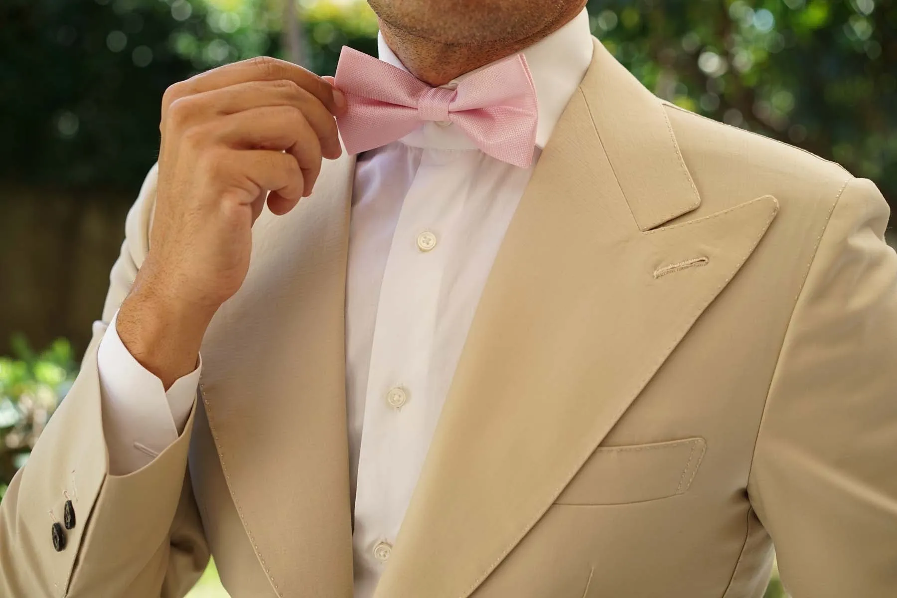 Baby Pink Bow Tie