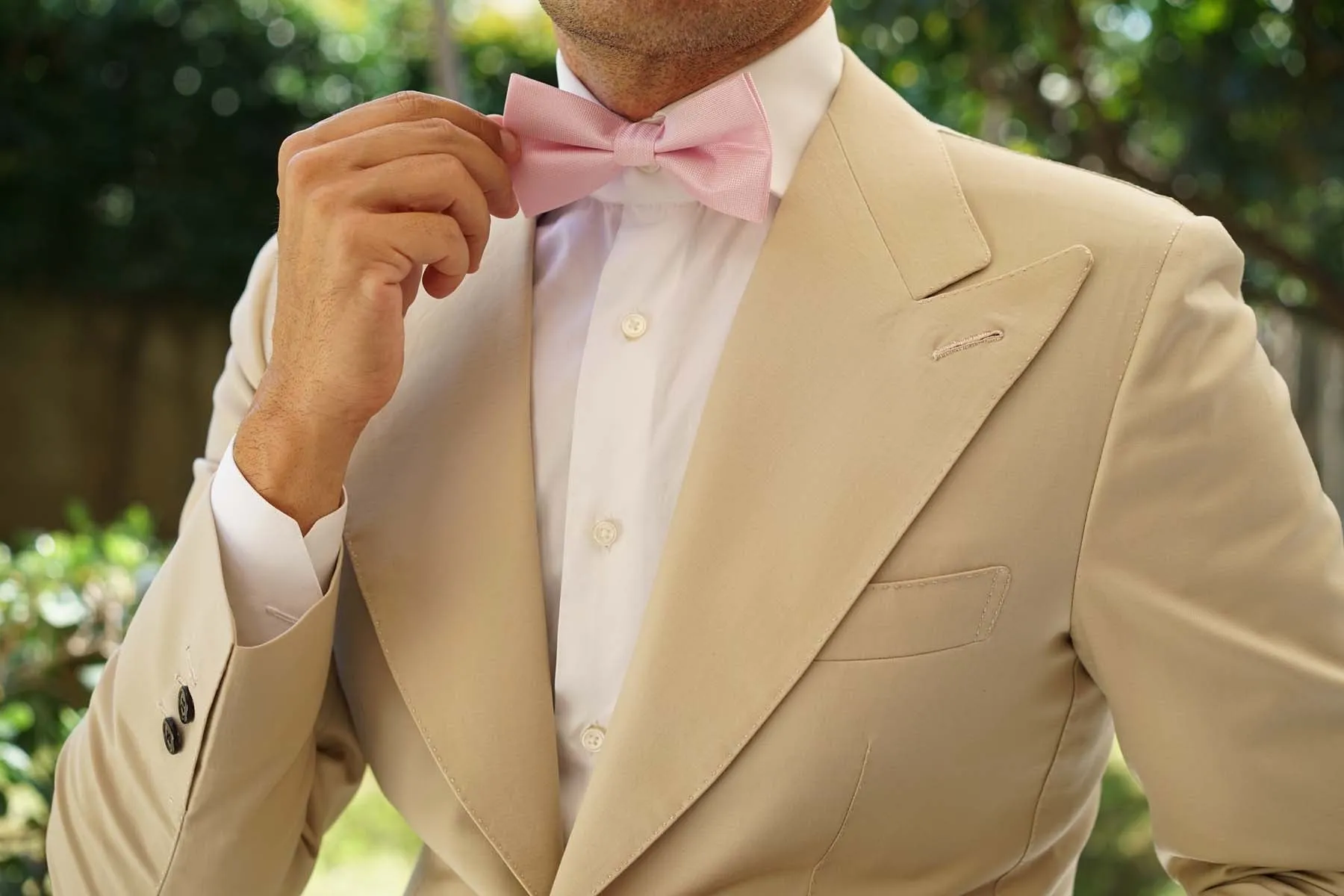 Baby Pink Bow Tie