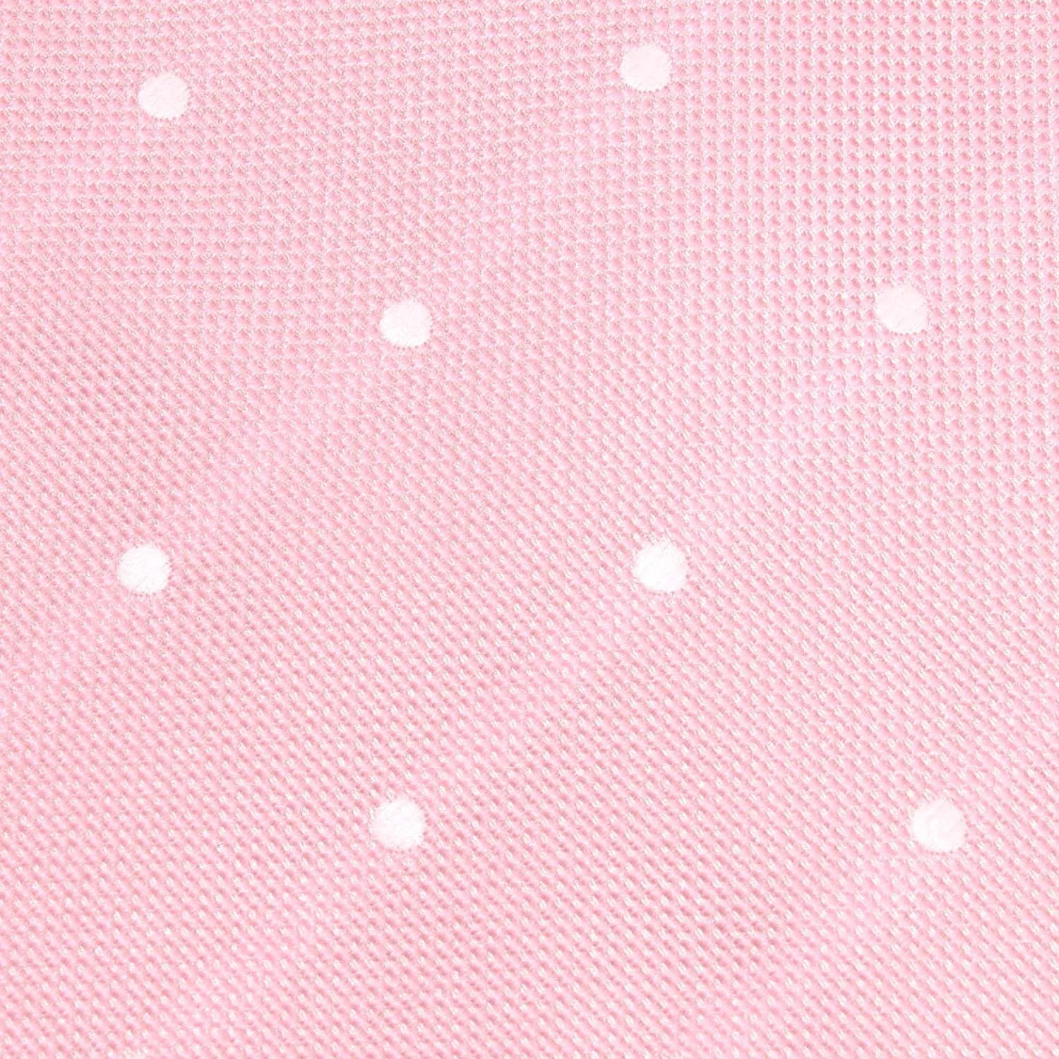 Baby Pink with White Polka Dots Bow Tie