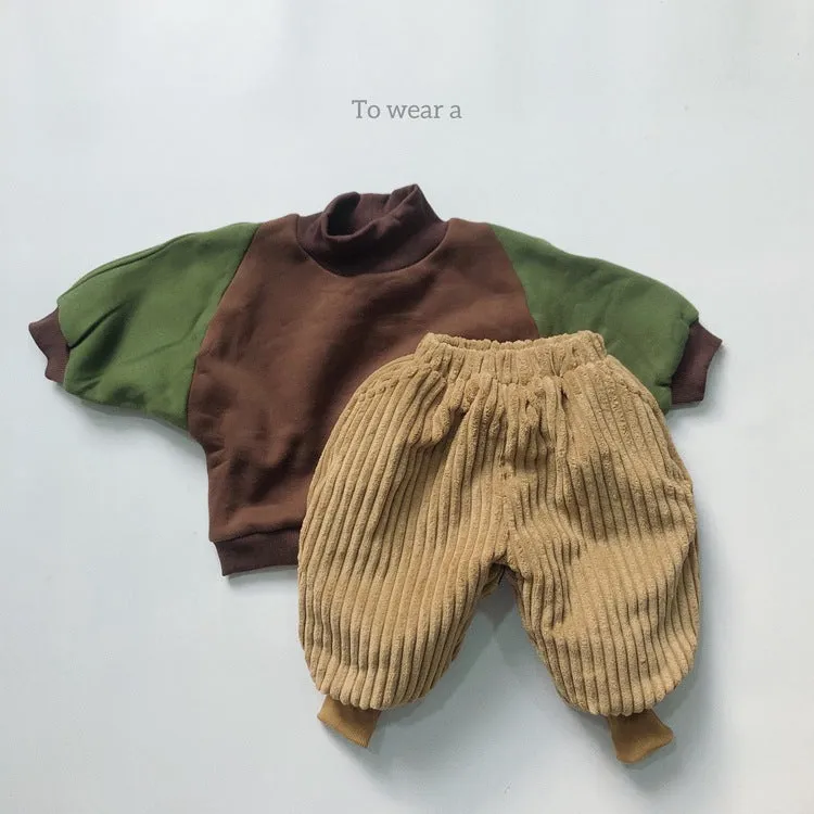 Baby Solid Color Corduroy Fabric Thickened Winter Pants by MyKids-USA™