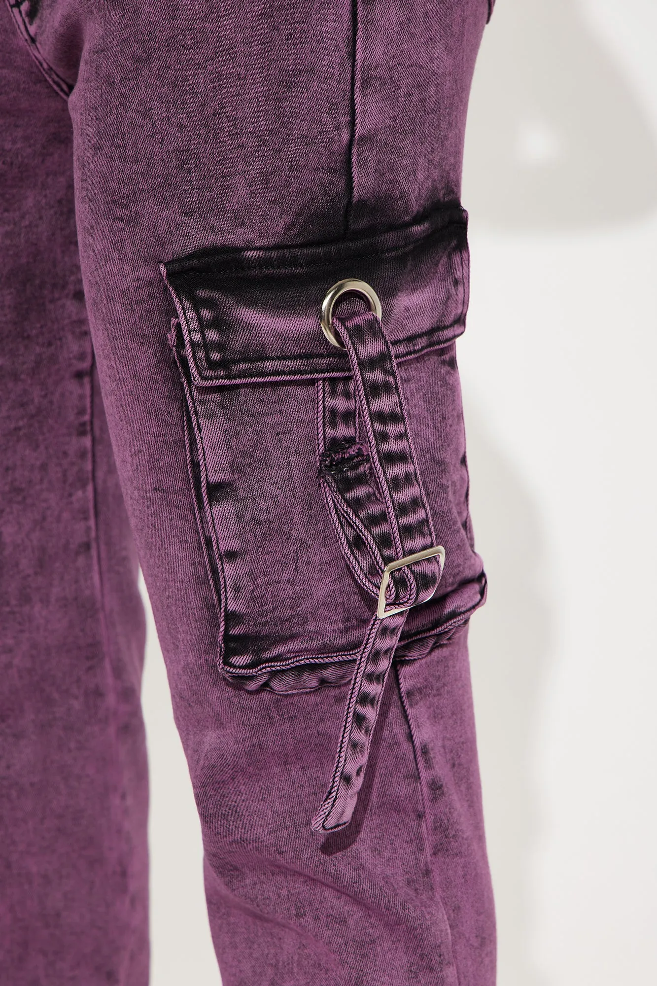 Back To Back Washed Cargo Pant - Lavender
