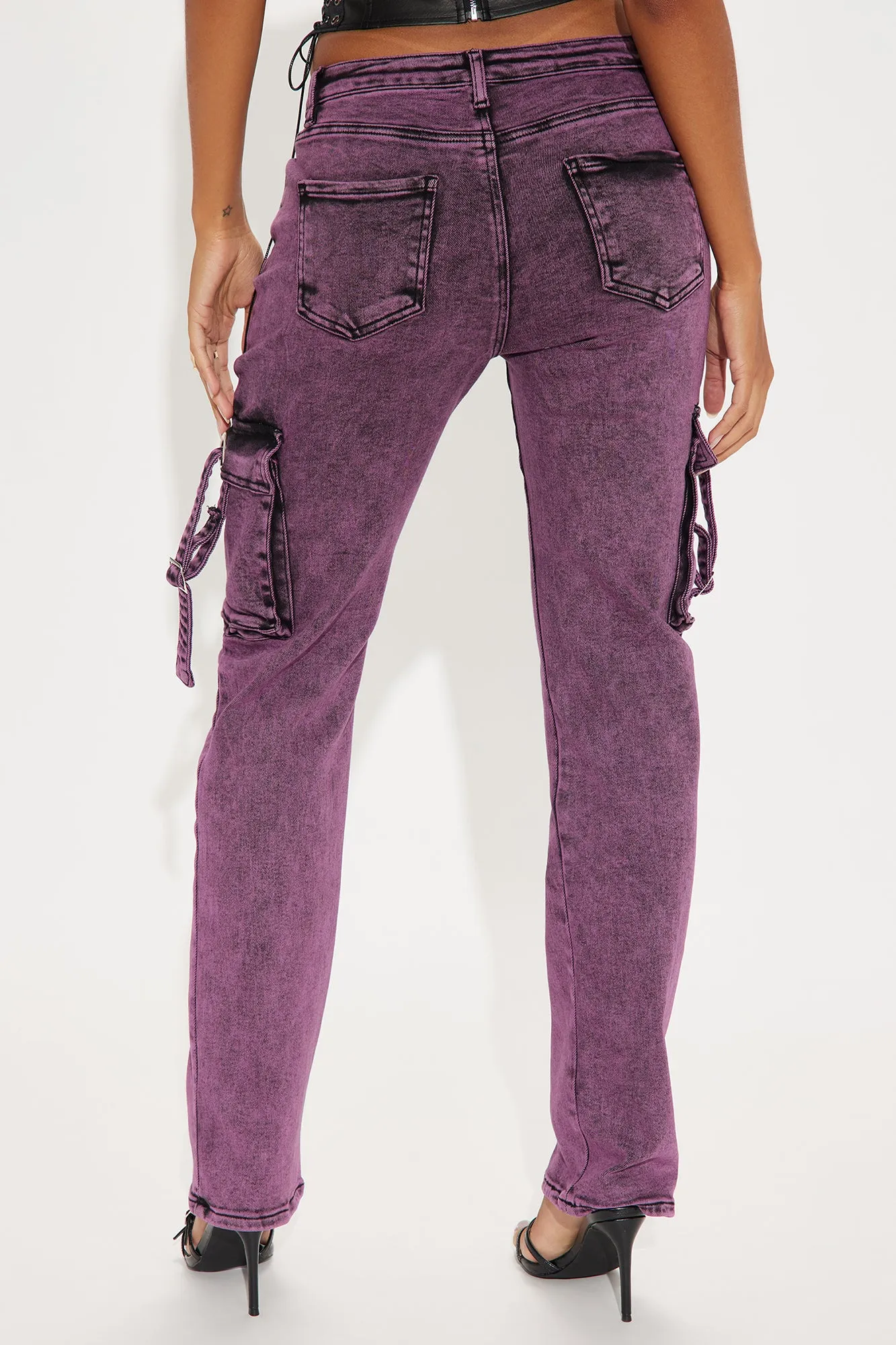 Back To Back Washed Cargo Pant - Lavender