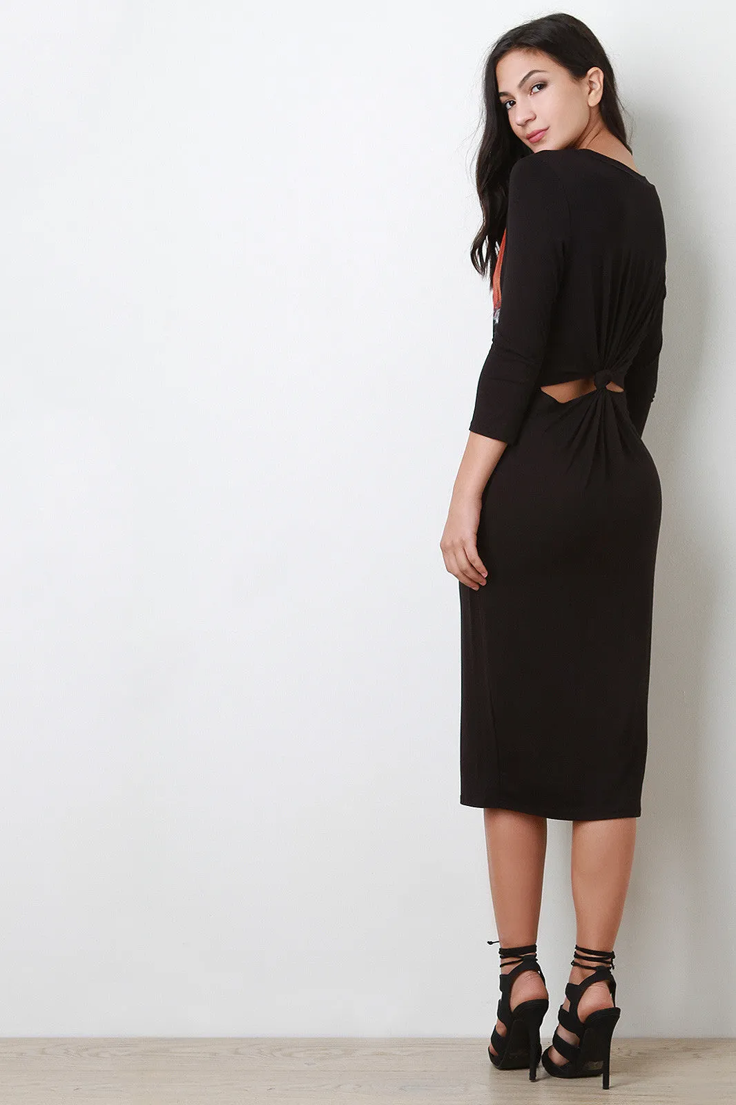 Bad Girls Screen Print Dress