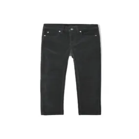 Basic slim fit cord trousers: Carbon