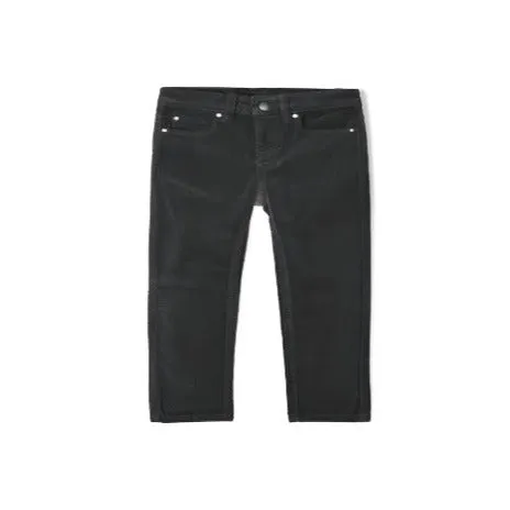 Basic slim fit cord trousers: Carbon