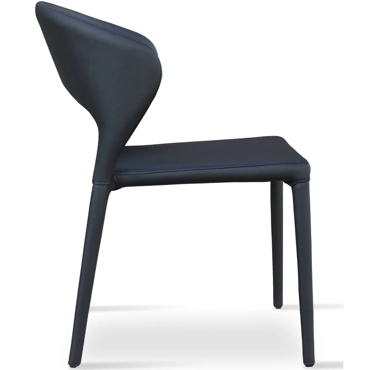 Black Leather Dining Chairs Prada Stacking Chairs
