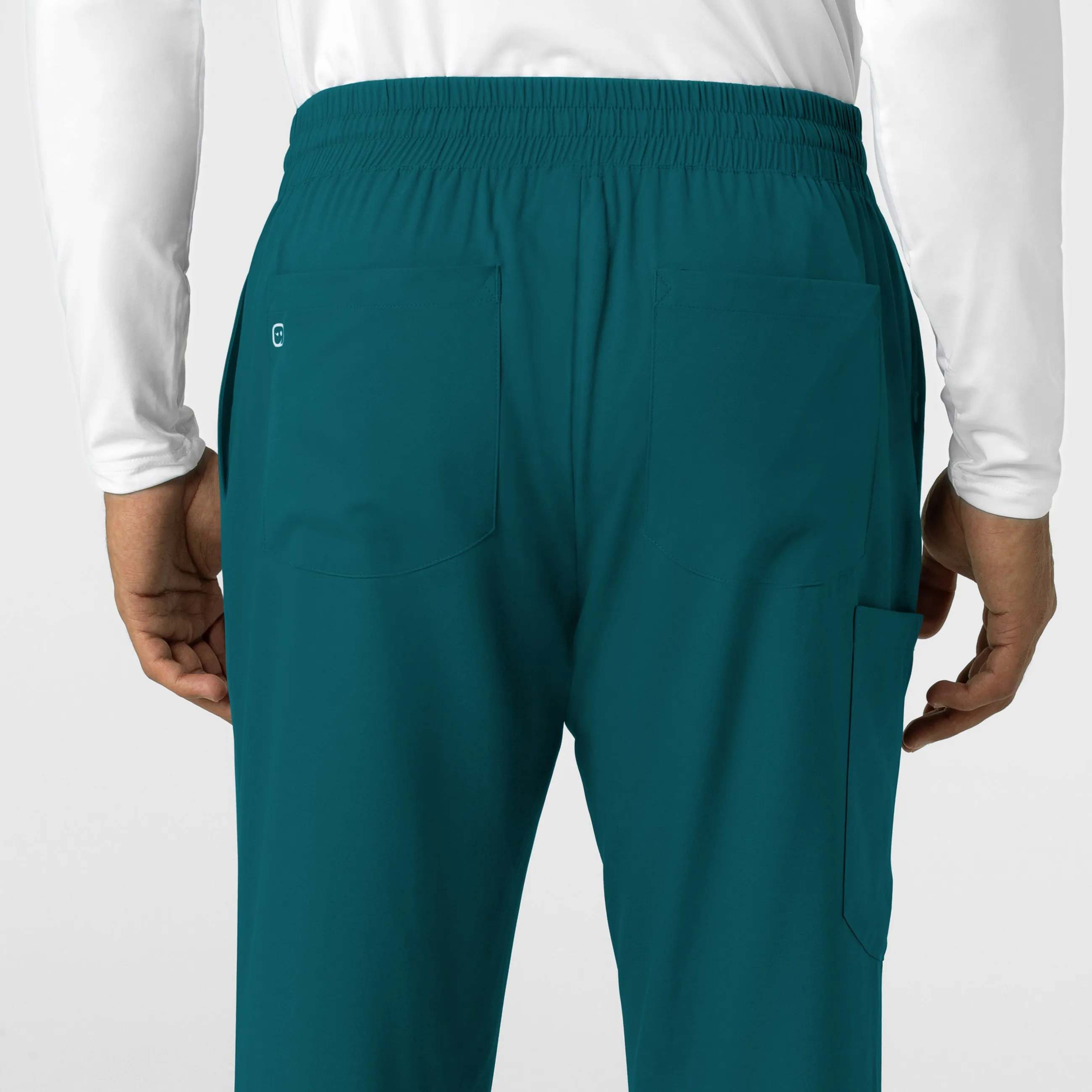 Boundless Men's Straight Leg Scrub Pant - Caribbean