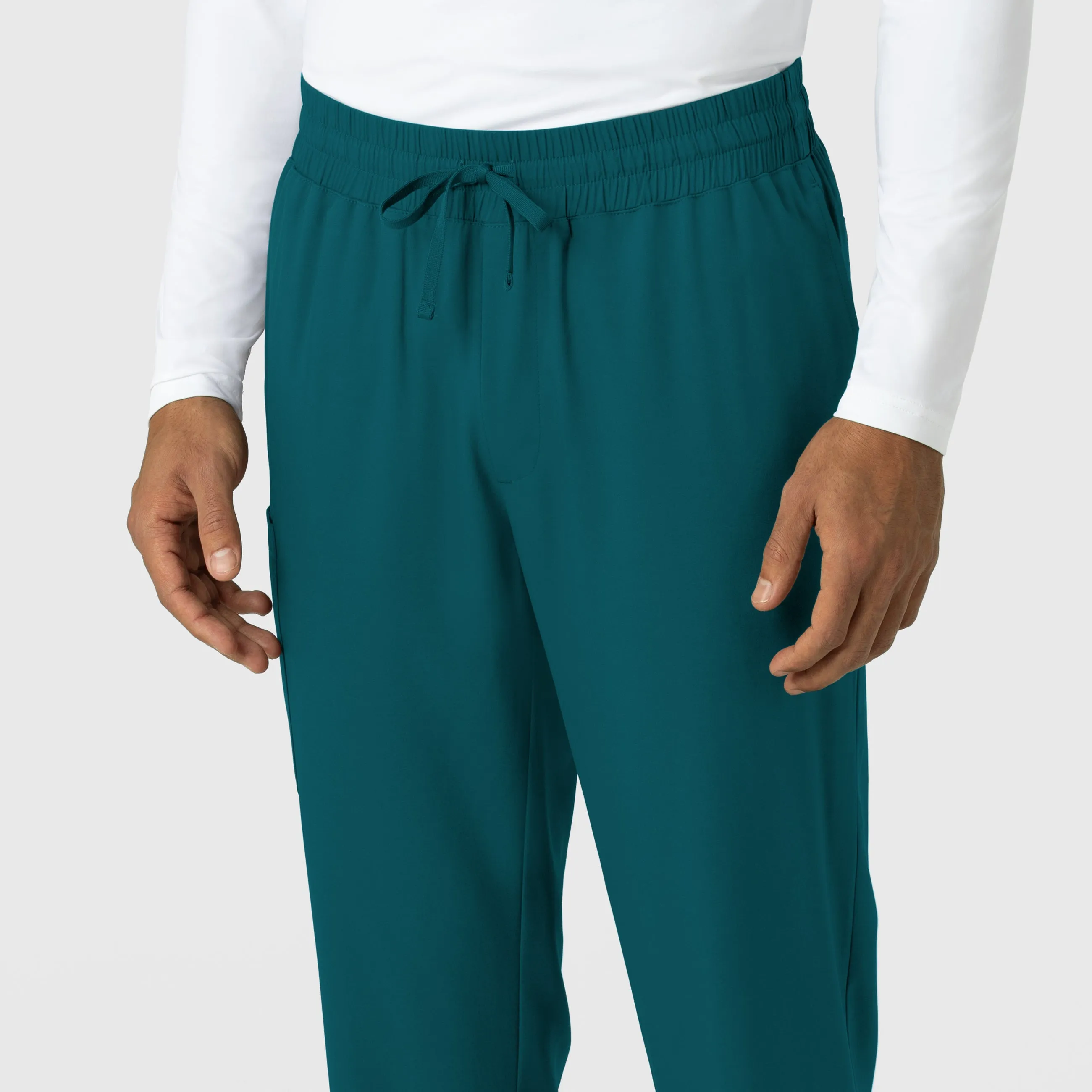 Boundless Men's Straight Leg Scrub Pant - Caribbean