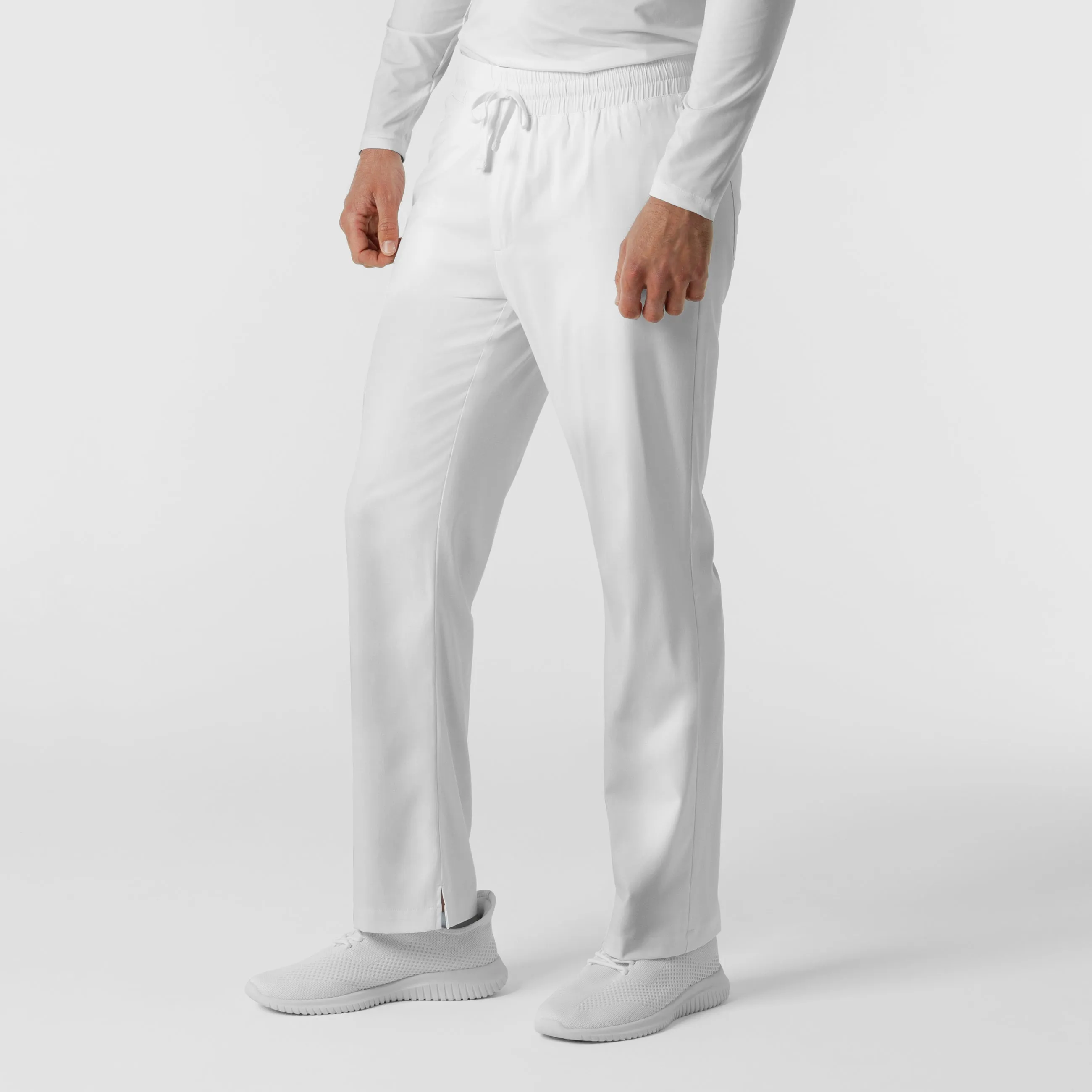 Boundless Men's Straight Leg Scrub Pant - White