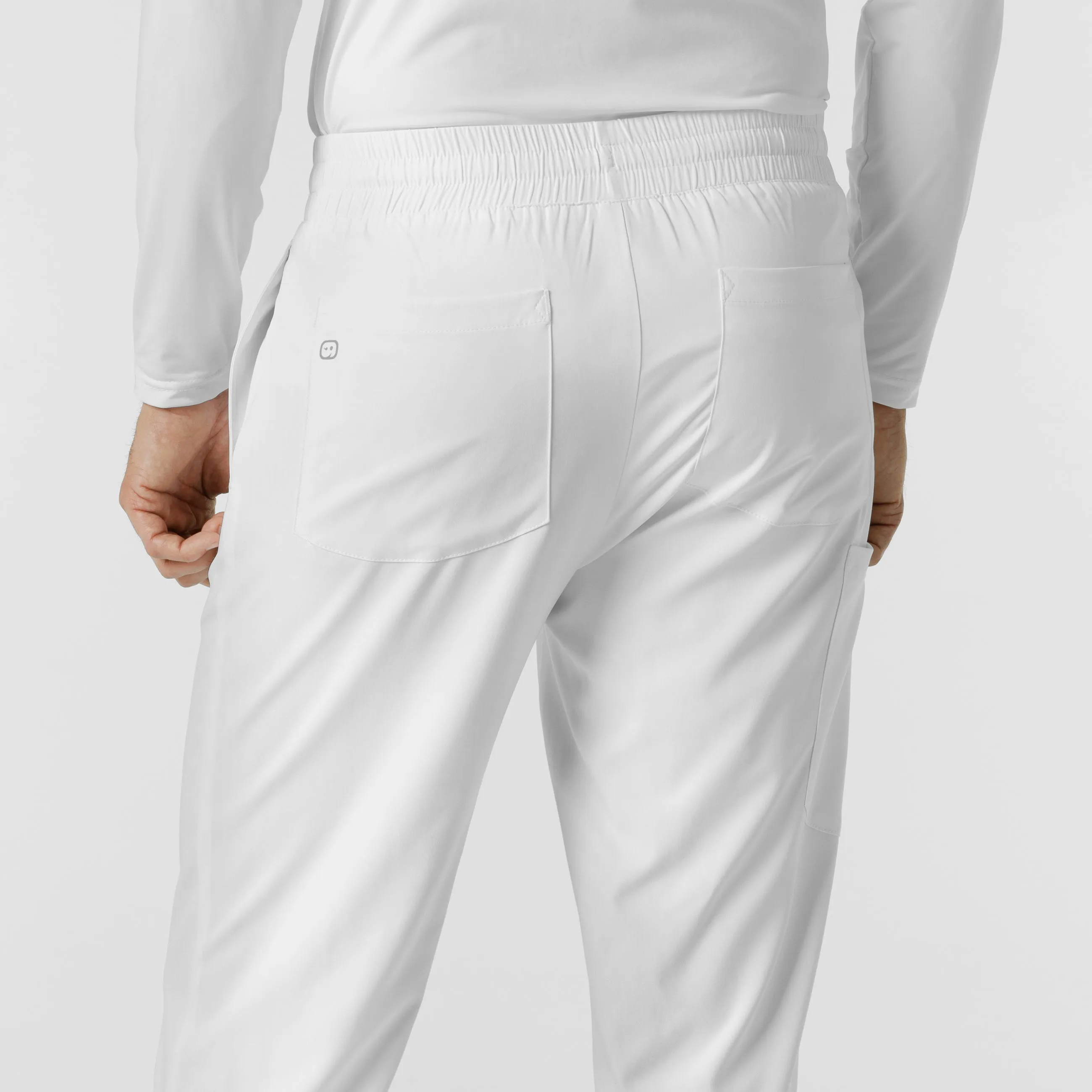 Boundless Men's Straight Leg Scrub Pant - White