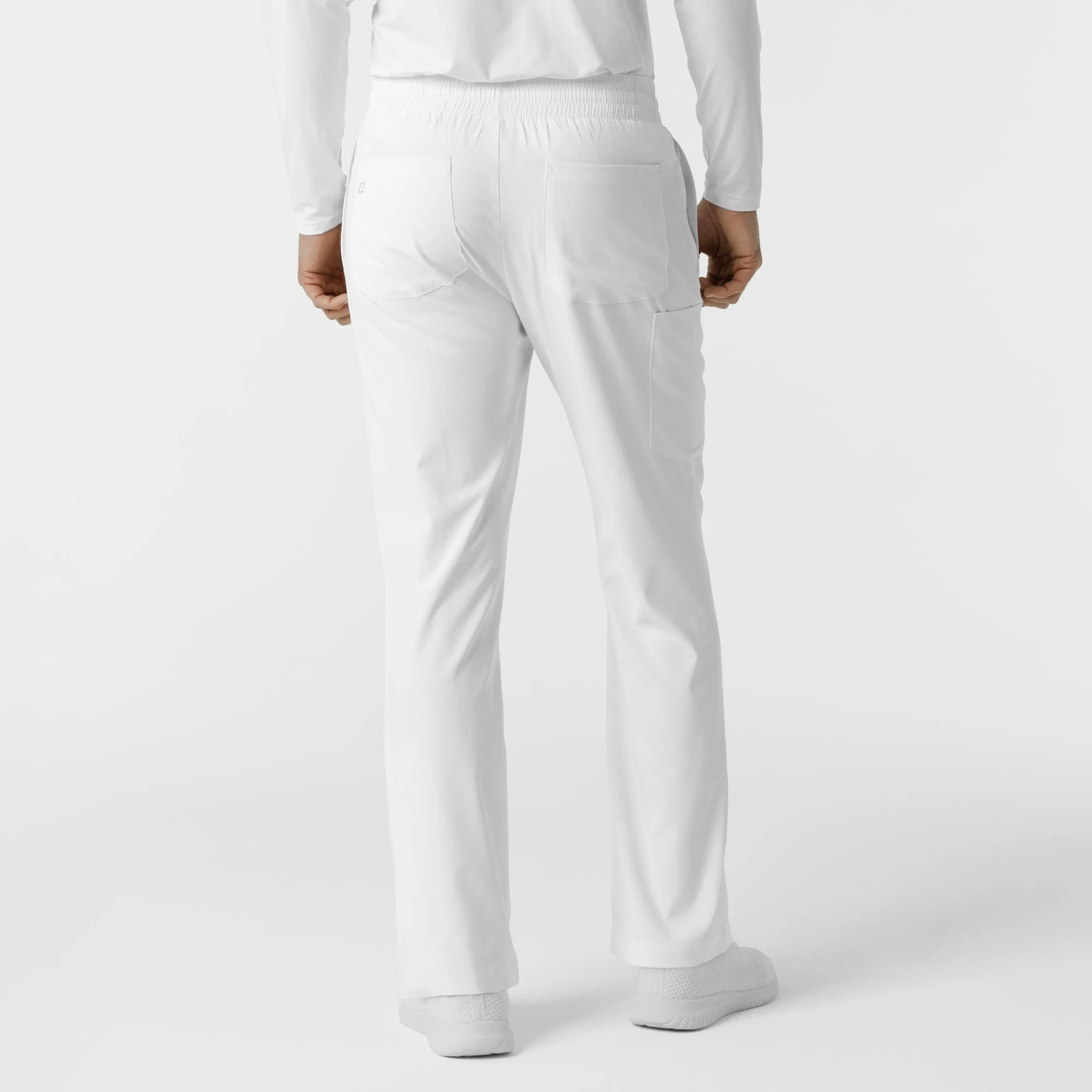 Boundless Men's Straight Leg Scrub Pant - White