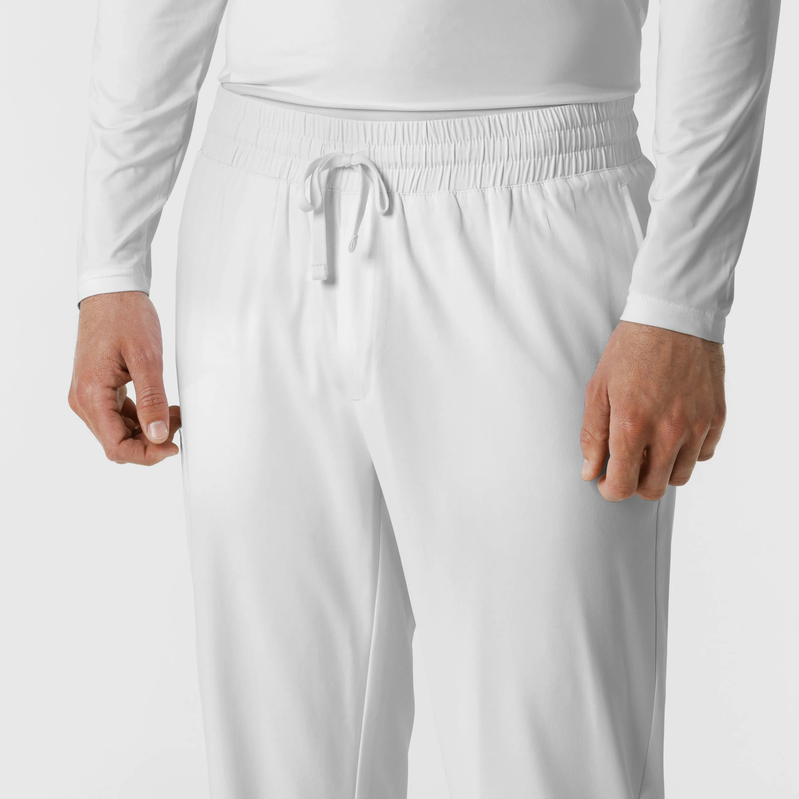 Boundless Men's Straight Leg Scrub Pant - White