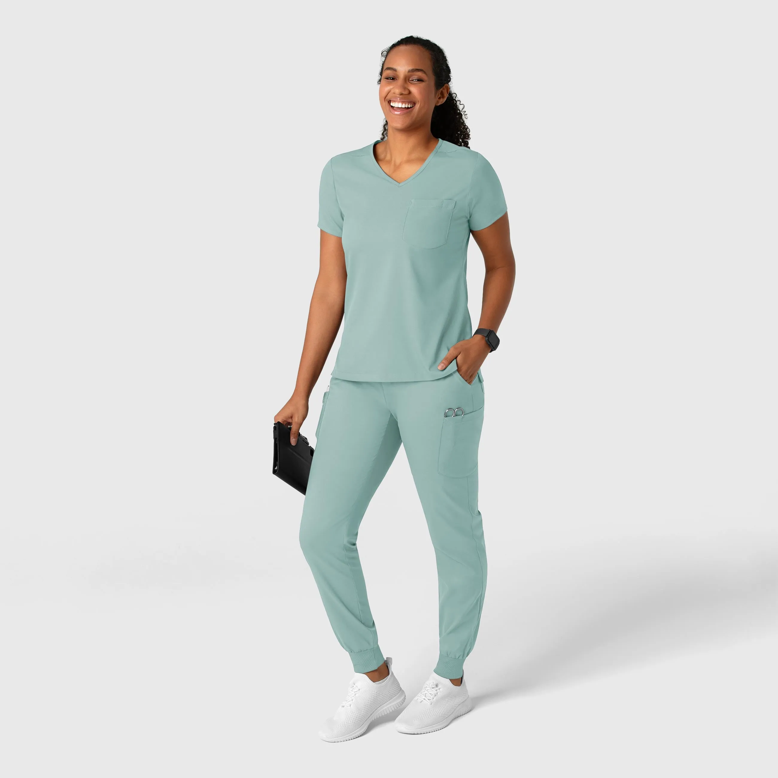 Boundless Women's Jogger Scrub Pant - Sky Blue