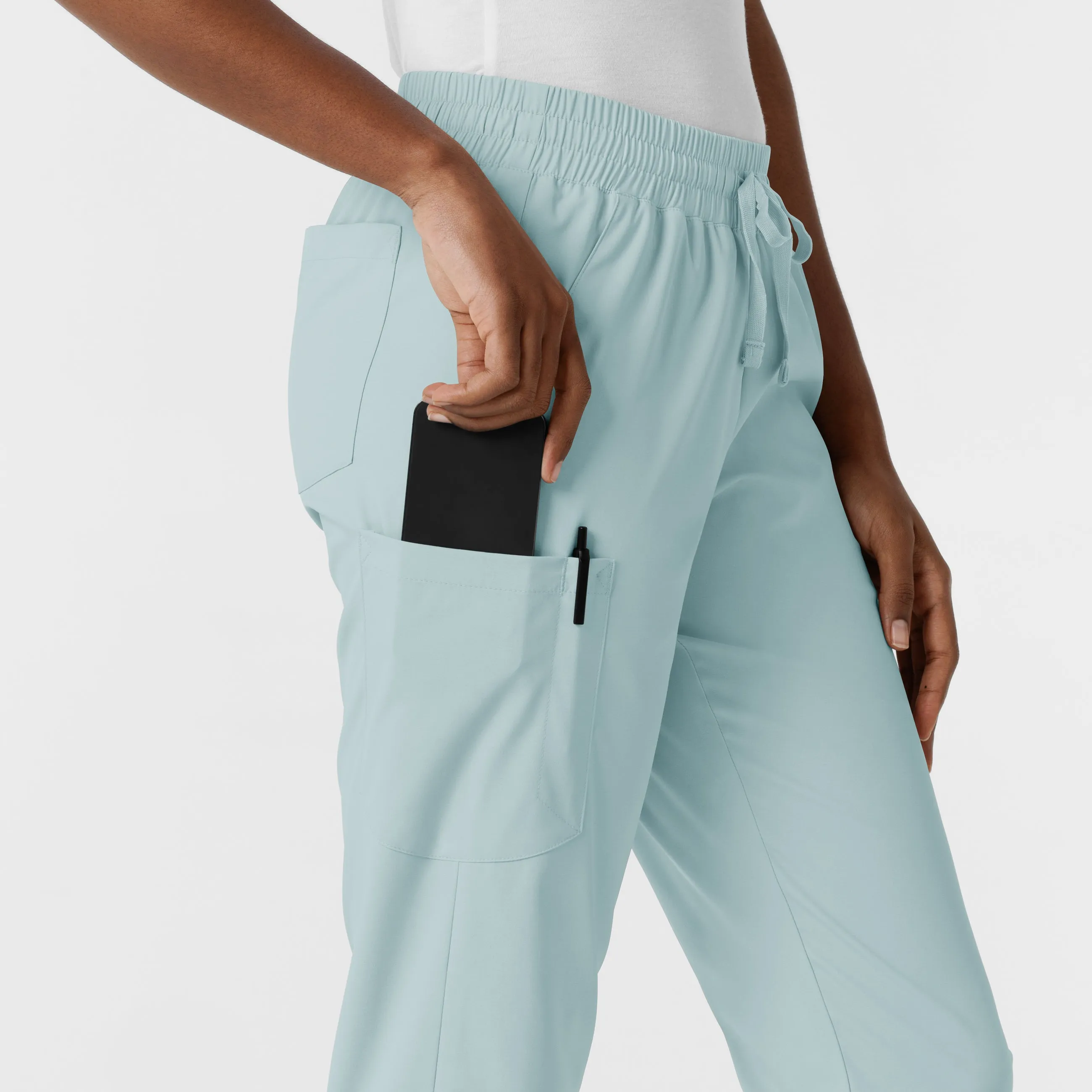 Boundless Women's Jogger Scrub Pant - Sky Blue