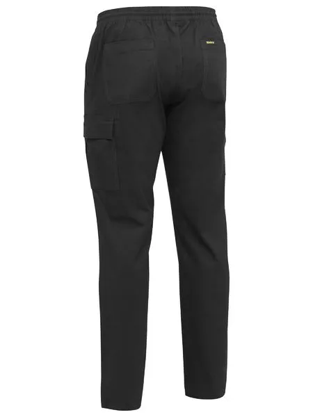 BPC6029 Bisley Stretch Cotton Drill Elastic Waist Cargo Work Pant - Regular
