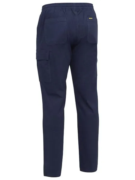 BPC6029 Bisley Stretch Cotton Drill Elastic Waist Cargo Work Pant - Regular