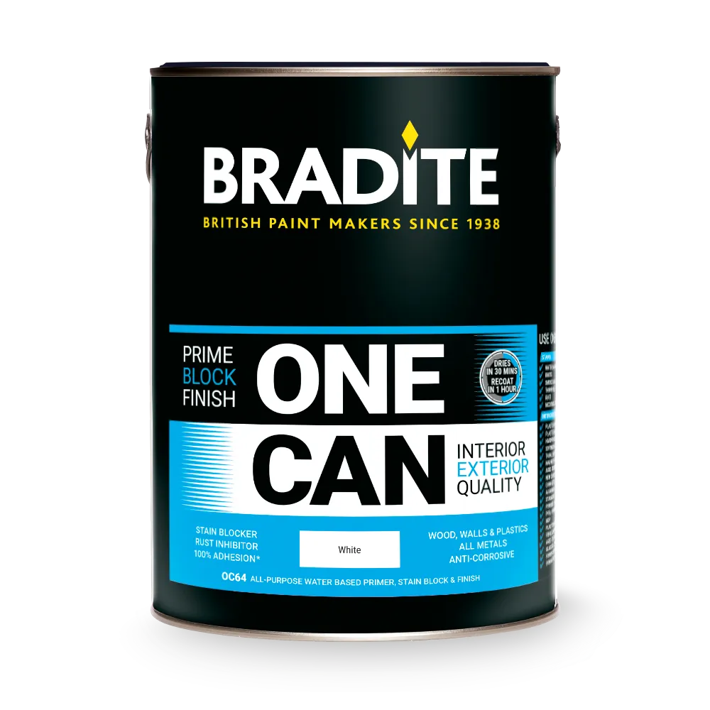 Bradite ONE CAN Block And Finish Colours - Satin